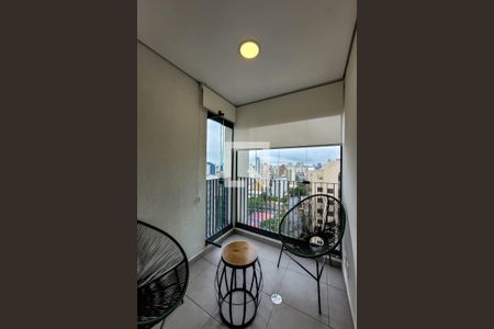 Varanda de kitnet/studio para alugar com 1 quarto, 22m² em Vila Mariana, São Paulo