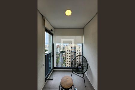 Varanda de kitnet/studio para alugar com 1 quarto, 22m² em Vila Mariana, São Paulo