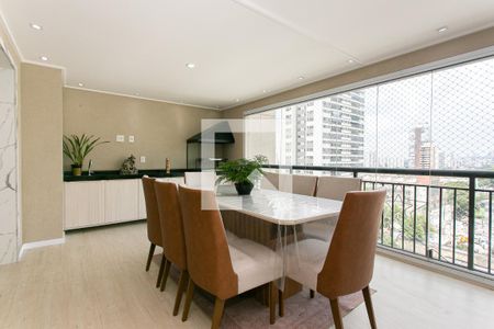 Varanda gourmet de apartamento à venda com 3 quartos, 135m² em Parque São Jorge, São Paulo