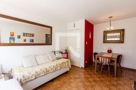 Sala de apartamento para alugar com 2 quartos, 70m² em Indianópolis, São Paulo