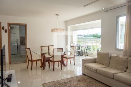 Sala de apartamento para alugar com 3 quartos, 108m² em Jardim Goiás, Goiânia