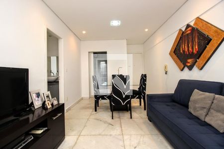 Sala de apartamento à venda com 2 quartos, 75m² em Grajaú, Belo Horizonte