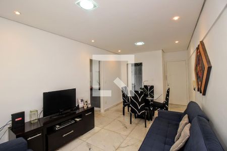 Sala de apartamento à venda com 2 quartos, 75m² em Grajaú, Belo Horizonte