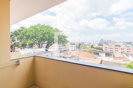 Varanda de apartamento à venda com 3 quartos, 97m² em Vila Scarpelli, Santo André