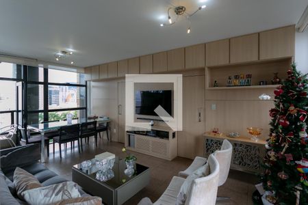 Sala de apartamento à venda com 3 quartos, 100m² em Savassi, Belo Horizonte