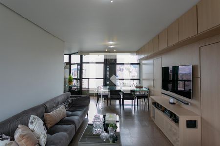 Sala de apartamento à venda com 3 quartos, 100m² em Savassi, Belo Horizonte
