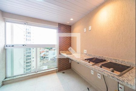Varanda da Sala de apartamento à venda com 3 quartos, 85m² em Vila Valparaíso, Santo André