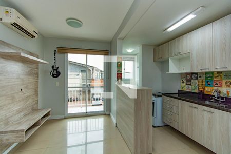 Sala de apartamento à venda com 2 quartos, 52m² em Bairro Fátima, Canoas