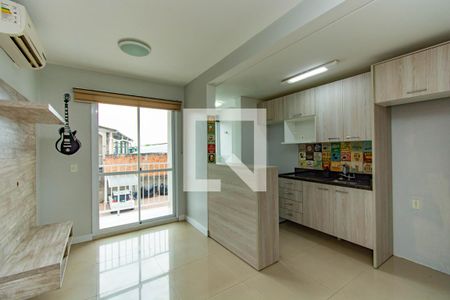 Sala de apartamento à venda com 2 quartos, 52m² em Bairro Fátima, Canoas