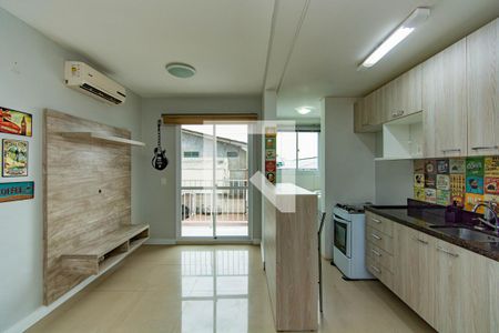 Sala de apartamento à venda com 2 quartos, 52m² em Bairro Fátima, Canoas