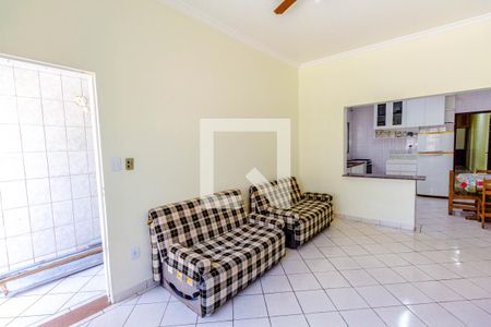 Sala de casa para alugar com 3 quartos, 120m² em Mirim, Praia Grande