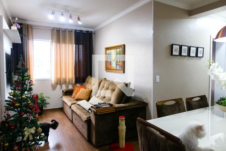 Sala de apartamento à venda com 2 quartos, 65m² em Jardim Utinga, Santo André