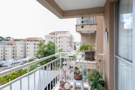 Varanda da sala de apartamento para alugar com 3 quartos, 78m² em Venda Nova, Belo Horizonte