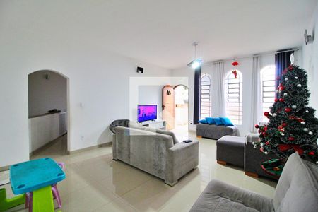 Sala de casa à venda com 3 quartos, 168m² em Jardim das Maravilhas, Santo André