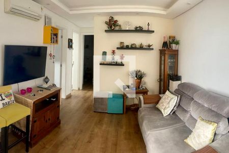 Sala de apartamento à venda com 2 quartos, 50m² em Cristal, Porto Alegre