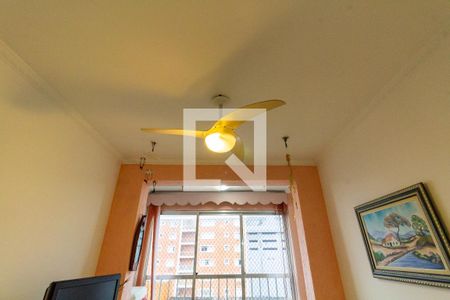 Detalhe da sala de apartamento para alugar com 2 quartos, 77m² em Boqueirão, Praia Grande