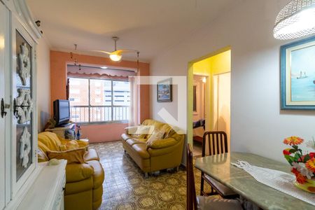 Sala de apartamento para alugar com 2 quartos, 77m² em Boqueirão, Praia Grande