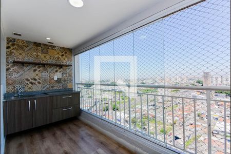 Varanda da Sala de apartamento para alugar com 2 quartos, 71m² em Vila Antonieta, Guarulhos