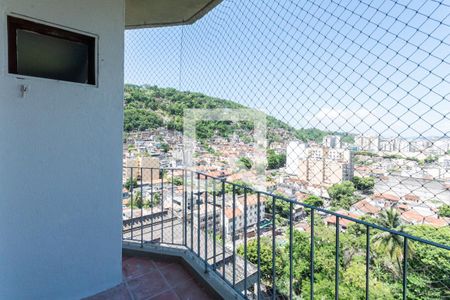 Varanda da Sala de apartamento para alugar com 1 quarto, 52m² em Vila Isabel, Rio de Janeiro