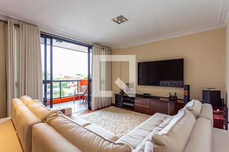 Sala de apartamento à venda com 4 quartos, 178m² em Vila Valparaíso, Santo André