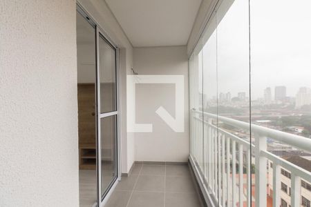 Varanda  de apartamento para alugar com 2 quartos, 46m² em Vila Esperança, São Paulo