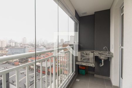 Varanda  de apartamento para alugar com 2 quartos, 46m² em Vila Esperança, São Paulo