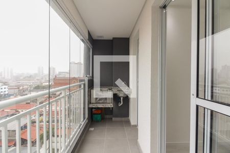 Varanda  de apartamento para alugar com 2 quartos, 46m² em Vila Esperança, São Paulo