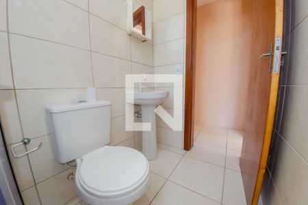 Banheiro de kitnet/studio para alugar com 1 quarto, 20m² em Trindade, Florianópolis