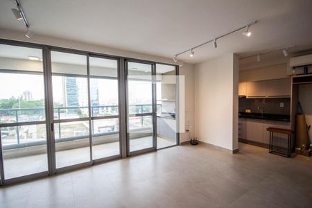 Sala - Quarto de apartamento para alugar com 1 quarto, 53m² em Alto da Boa Vista, Ribeirão Preto