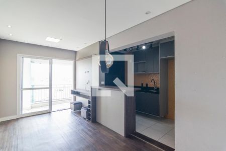 Sala de apartamento para alugar com 2 quartos, 69m² em Vila Homero Thon, Santo André