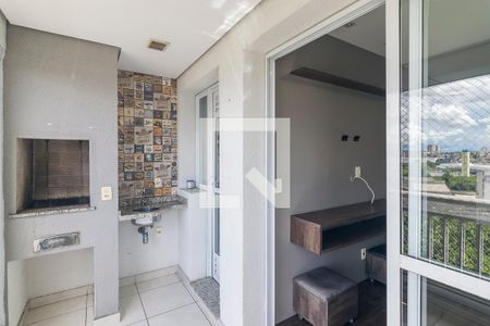 Varanda Gourmet de apartamento para alugar com 2 quartos, 69m² em Vila Homero Thon, Santo André