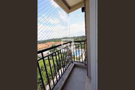 Sala  - varanda de apartamento para alugar com 1 quarto, 39m² em Granja Viana, Cotia