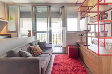 Sala de apartamento à venda com 1 quarto, 37m² em Vila Madalena, São Paulo