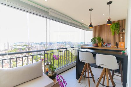 Varanda da Sala de apartamento para alugar com 2 quartos, 87m² em Jardim Caboré, São Paulo
