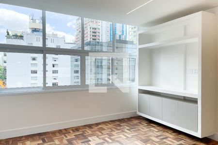 Sala - janelas de apartamento à venda com 3 quartos, 130m² em Jardim Paulista, São Paulo