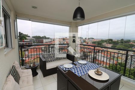Varanda gourmet de apartamento à venda com 2 quartos, 70m² em Jardim Piqueroby, São Paulo