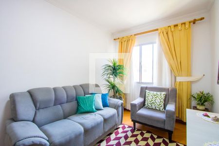 Sala de apartamento para alugar com 2 quartos, 60m² em Vila Alzira, Santo André