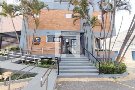 Fachada do condominio de apartamento para alugar com 1 quarto, 45m² em Jardim do Trevo, Campinas