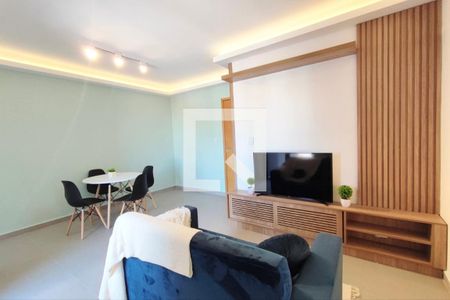 Sala de apartamento para alugar com 1 quarto, 45m² em Jardim do Trevo, Campinas