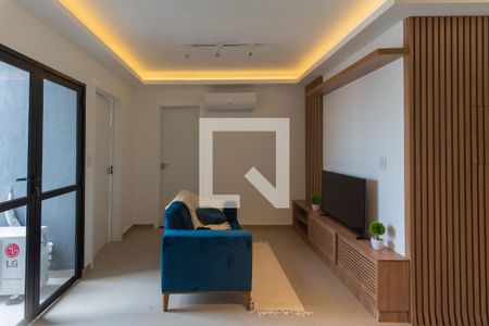 Sala de apartamento para alugar com 1 quarto, 45m² em Jardim do Trevo, Campinas