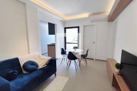 Sala de apartamento para alugar com 1 quarto, 45m² em Jardim do Trevo, Campinas