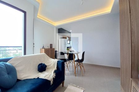 Sala de apartamento para alugar com 1 quarto, 45m² em Jardim do Trevo, Campinas