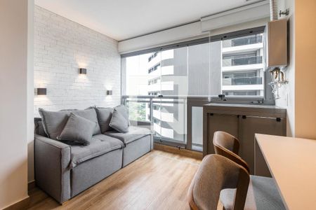Studio - Sala de apartamento à venda com 1 quarto, 30m² em Pinheiros, São Paulo