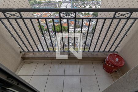 Varanda da Sala de apartamento para alugar com 2 quartos, 48m² em Vila Liviero, São Paulo