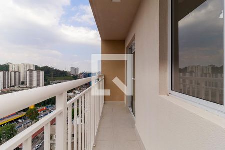 Varanda da Sala de apartamento para alugar com 1 quarto, 37m² em Vila das Belezas, São Paulo