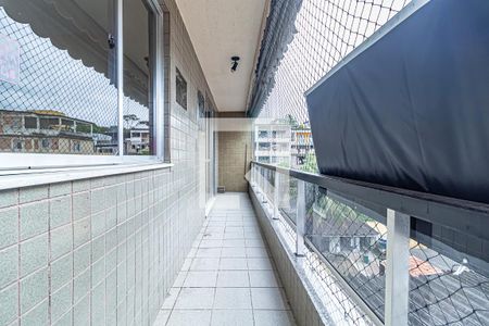Varanda da Sala de apartamento à venda com 3 quartos, 85m² em Pechincha, Rio de Janeiro