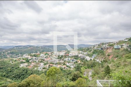 Varanda da Sala de apartamento à venda com 2 quartos, 77m² em Vila Castela, Nova Lima