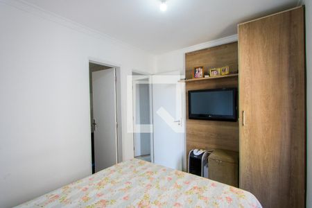 Quarto 1 - Suíte de apartamento à venda com 3 quartos, 67m² em Vila Homero Thon, Santo André