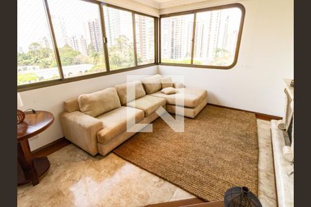 Sala de Lareira de apartamento à venda com 4 quartos, 300m² em Vila Regente Feijó, São Paulo