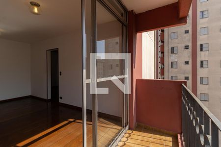 Varanda da Sala de apartamento para alugar com 2 quartos, 56m² em Jardim Celeste, São Paulo